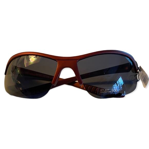 Red Wrap Sports Sunglasses UV 400 Protection - Picture 2 of 2
